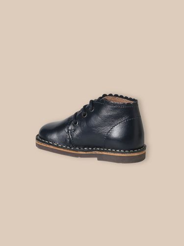 Bottines festonnées en cuir bébé - Cyrillus - Modalova