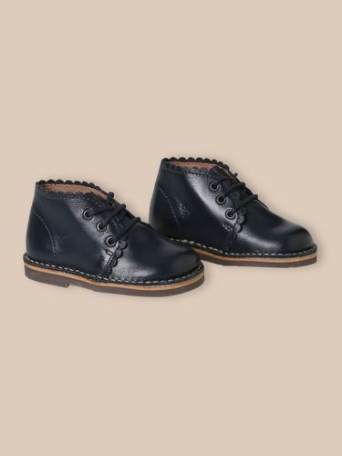 Bottines festonnées en cuir bébé - Cyrillus - Modalova