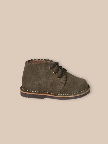 Bottines en cuir suédé bébé - Cyrillus - Modalova