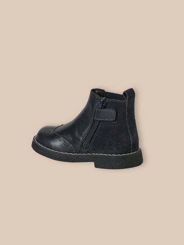 Boots Chelsea bébé en cuir - Cyrillus - Modalova