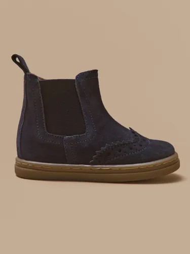 Boots chelsea bout fleuri cuir bébé - Cyrillus - Modalova
