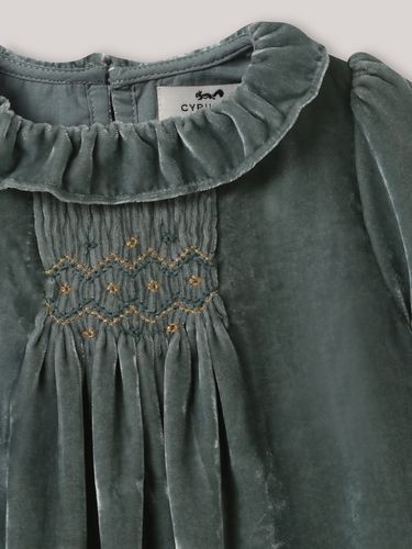 Robe en panne de velours Bébé - Cyrillus - Modalova