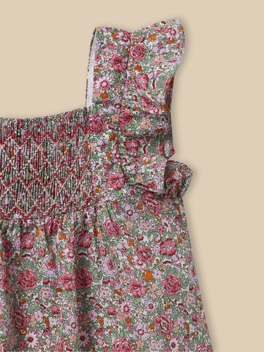 Robe Scarlette en tissu Liberty - Collection Fêtes et Mariages - Cyrillus - Modalova