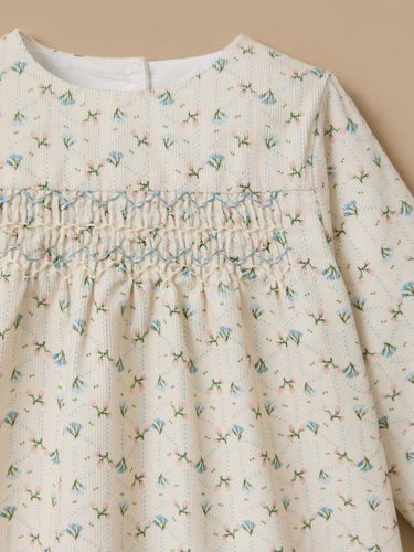 Robe imprimée en velours Bébé - Cyrillus - Modalova