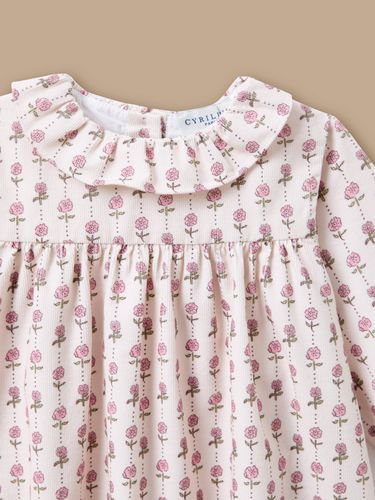 Robe imprimée en velours Bébé - Cyrillus - Modalova