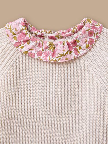 Pull col tissu Liberty Bébé - Cyrillus - Modalova