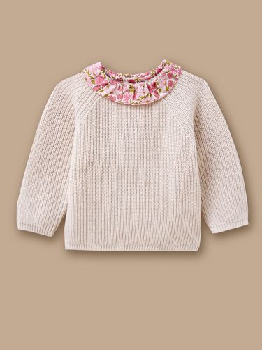 Pull col tissu Liberty Bébé - Cyrillus - Modalova