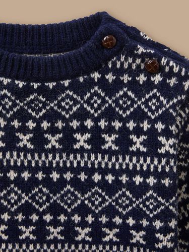 Pull jacquard en laine Bébé - Cyrillus - Modalova