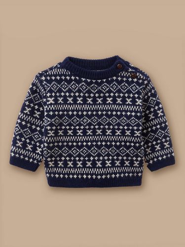 Pull jacquard en laine Bébé - Cyrillus - Modalova