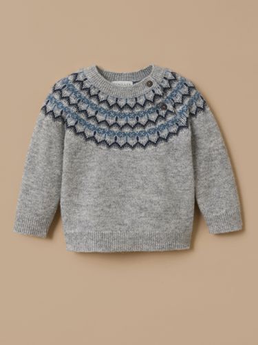 Pull laine col jacquard Bébé - Cyrillus - Modalova