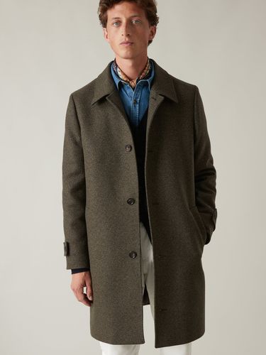 Manteau Car Coat en lainage homme - Cyrillus - Modalova