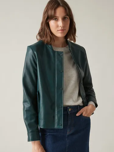 Blouson cuir femme - Cyrillus - Modalova