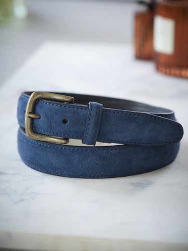 Ceinture homme en cuir suédé - Cyrillus - Modalova