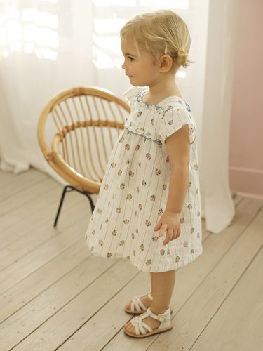 Robe bébé en lin et coton - Cyrillus - Modalova