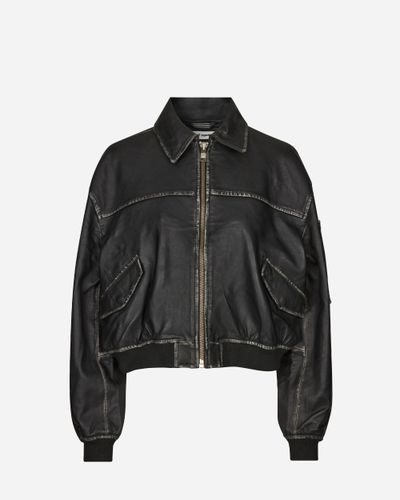 OSRocker Leather Bomber M - Vintage - Oval Square - Modalova