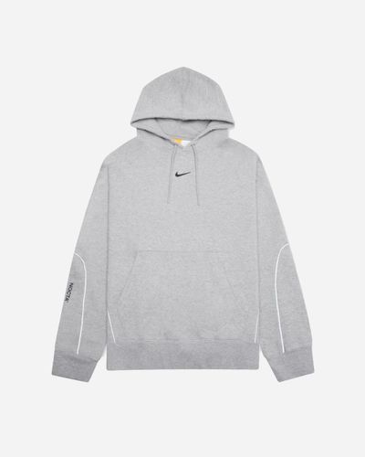 Nike x NOCTA Fleece Hoodie L - DK HEATHER/MATTE SILVER - NIKE QS/TZ - Modalova