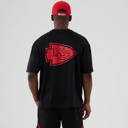T-shirt Oversize Kansas City Chiefs NFL Historic Noir unisex - New Era Cap - Modalova