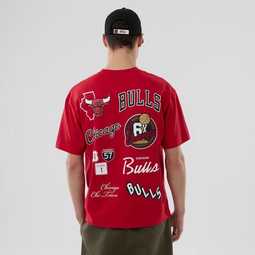 T-shirt Chicago Bulls avec le logo de la NBA Rouge unisex - New Era Cap - Modalova