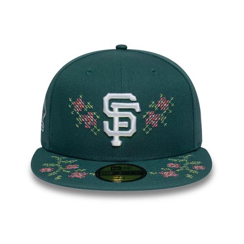 Casquette 59FIFTY Fitted San Francisco Giants MLB Garden Vert foncé unisex - New Era Cap - Modalova