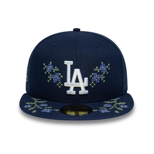 Casquette 59FIFTY Fitted LA Dodgers MLB Garden Bleu foncé unisex - New Era Cap - Modalova