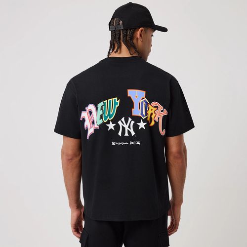 T-shirt Word Art New York Yankees MLB Noir unisex - New Era Cap - Modalova
