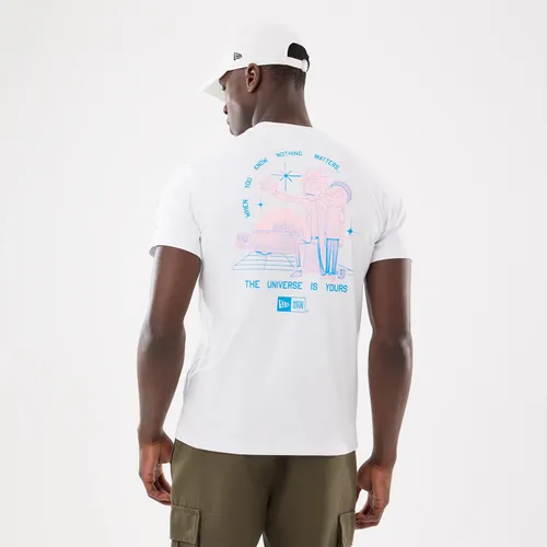 T-shirt Rick And Morty Blanc unisex - New Era Cap - Modalova