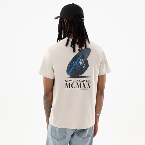 T-shirt New Era Heritage Crème unisex - New Era Cap - Modalova