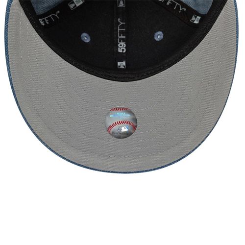 Casquette 59FIFTY Fitted LA Dodgers MLB Chain Stitch Washed Denim Bleu unisex - New Era Cap - Modalova