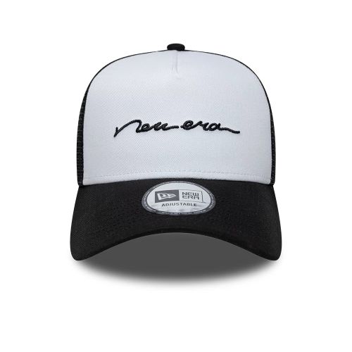 Casquette 9FORTY A-Frame Trucker New Era Handwritten Blanc unisex - New Era Cap - Modalova