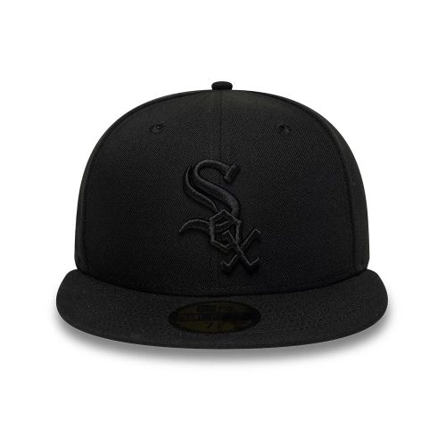Casquette 59FIFTY Fitted Chicago White Sox MLB Noir sur Noir unisex - New Era Cap - Modalova