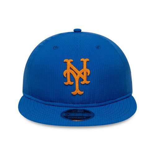 Casquette 9FIFTY Retro Crown New York Mets MLB Seersucker Bleu foncé unisex - New Era Cap - Modalova