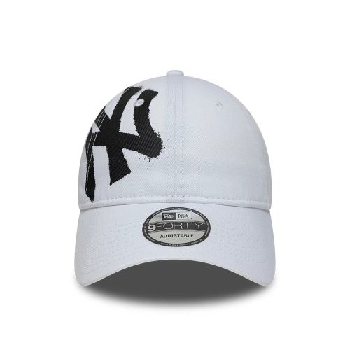 Casquette 9FORTY New York Yankees MLB Spray Paint Blanc unisex - New Era Cap - Modalova