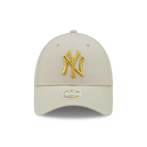 Casquette 9FORTY New York Yankees Metallic Logo Crème - Femme unisex - New Era Cap - Modalova