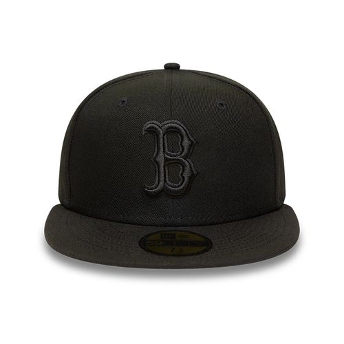 Casquette 59FIFTY Fitted Boston Red Sox MLB Black on Black unisex - New Era Cap - Modalova