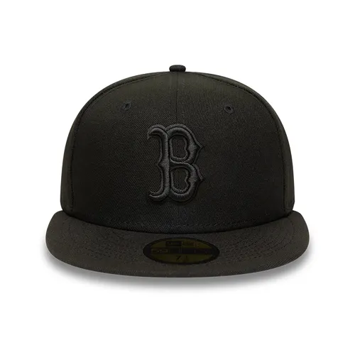 Casquette 59FIFTY Fitted Boston Red Sox MLB Black on Black unisex - New Era Cap - Modalova