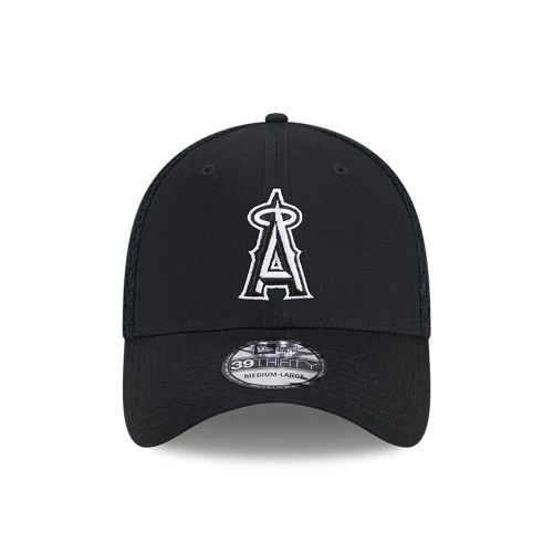 Casquette 39THIRTY Stretch Fit LA Angels MLB Evergreen Neo Noir unisex - New Era Cap - Modalova