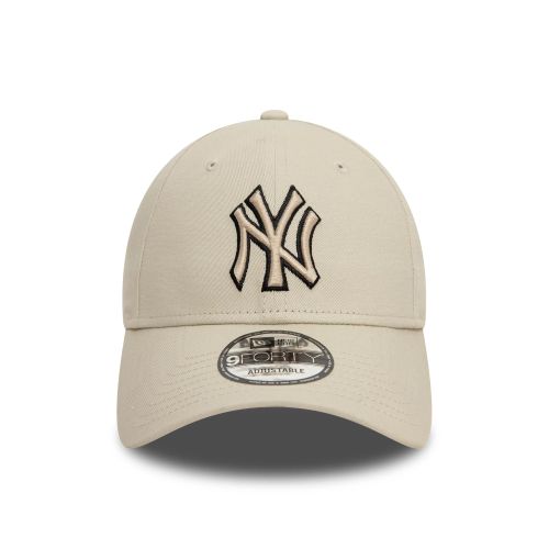 Casquette 9FORTY Adjustable New York Yankees Team Outline Crème unisex - New Era Cap - Modalova