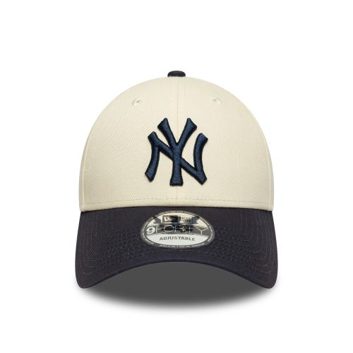 Casquette 9FORTY Adjustable New York Yankees Colour Block Crème unisex - New Era Cap - Modalova
