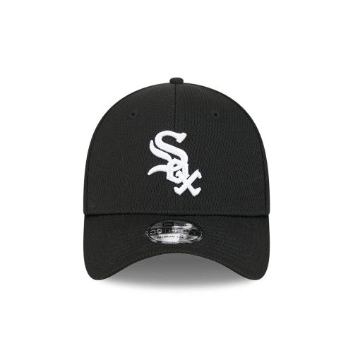 Casquette 39THIRTY Stretch Fit Evergreen Chicago White Sox MLB Noir unisex - New Era Cap - Modalova