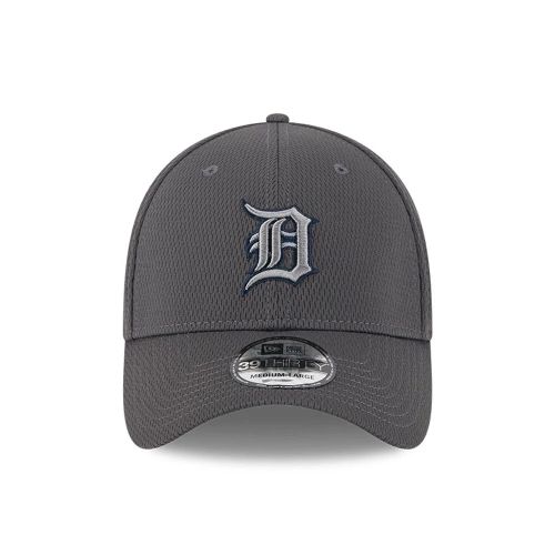 Casquette 39THIRTY Stretch Fit Evergreen Detroit Tigers MLB Gris Foncé unisex - New Era Cap - Modalova