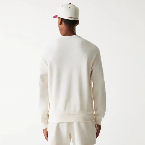 Pull Oversize New Era Waffle Blanc unisex - New Era Cap - Modalova