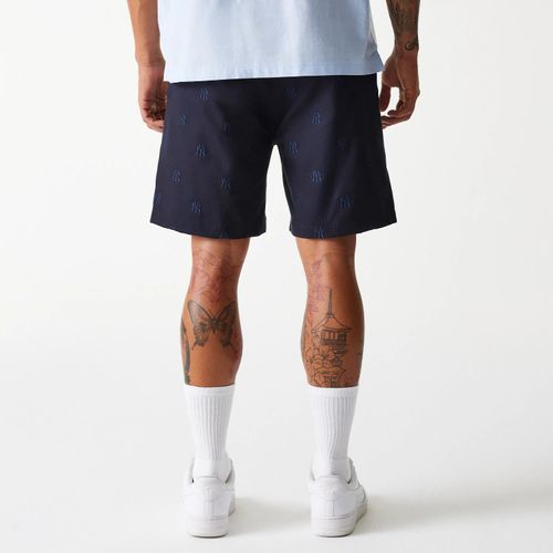 Short New York Yankees MLB Monogram Bleu Marine unisex - New Era Cap - Modalova