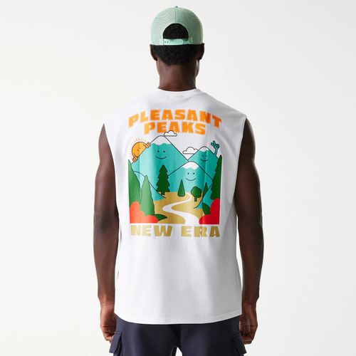 T-shirt sans Manches New Era Outdoor Graphic Blanc unisex - New Era Cap - Modalova