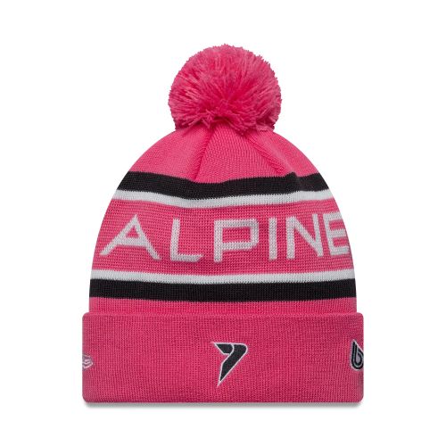 Bonnet à Pompon Alpine Racing Replica Jack Doohan Rose - Enfant unisex - New Era Cap - Modalova