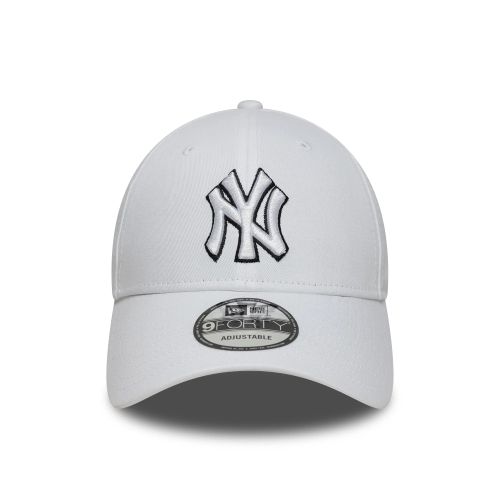 Casquette 9FORTY Adjustable New York Yankees MLB Outline Blanc unisex - New Era Cap - Modalova