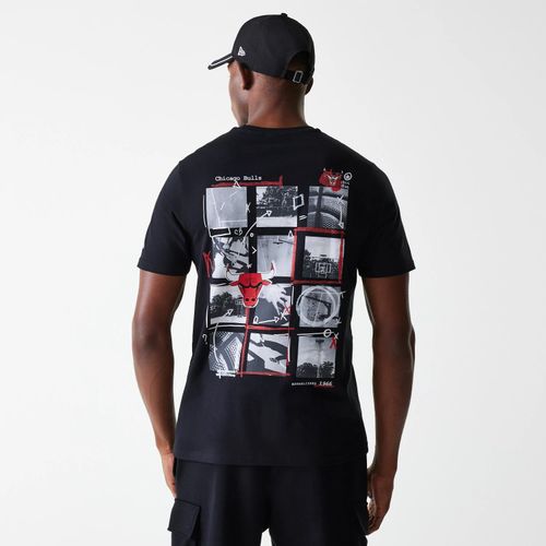 T-shirt Chicago Bulls NBA Photographic Print unisex - New Era Cap - Modalova