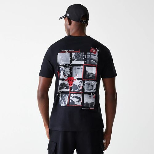 T-shirt Chicago Bulls NBA Photographic Print unisex - New Era Cap - Modalova