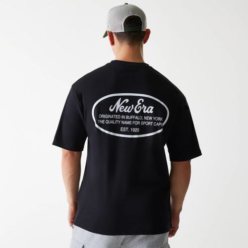 T-shirt Oversize New Era Trucker Patch Noir unisex - New Era Cap - Modalova