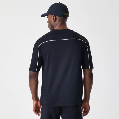 T-shirt Oversize Chicago Bulls NBA Piping Noir unisex - New Era Cap - Modalova