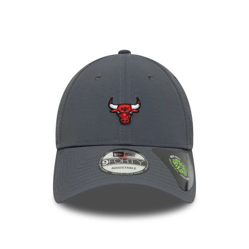 Casquette 9FORTY Chicago Bulls NBA Recycled Mini Logo Gris foncé unisex - New Era Cap - Modalova